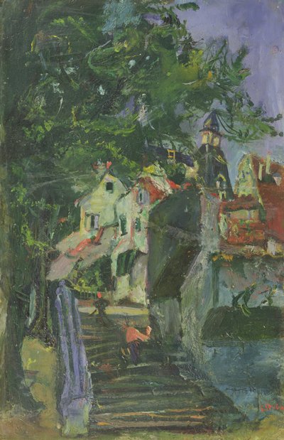 Los escalones de Chartres, c.1933-34 de Chaim Soutine